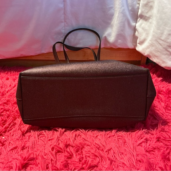 Coach Gallery Bag Purse Leather Bronze Like New - Picture 2 of 4